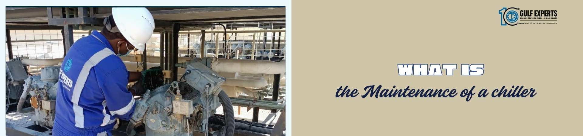 maintenance of a chiller