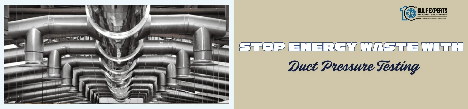Stop energy waste with Duct Pressure Testing Gulf Experts